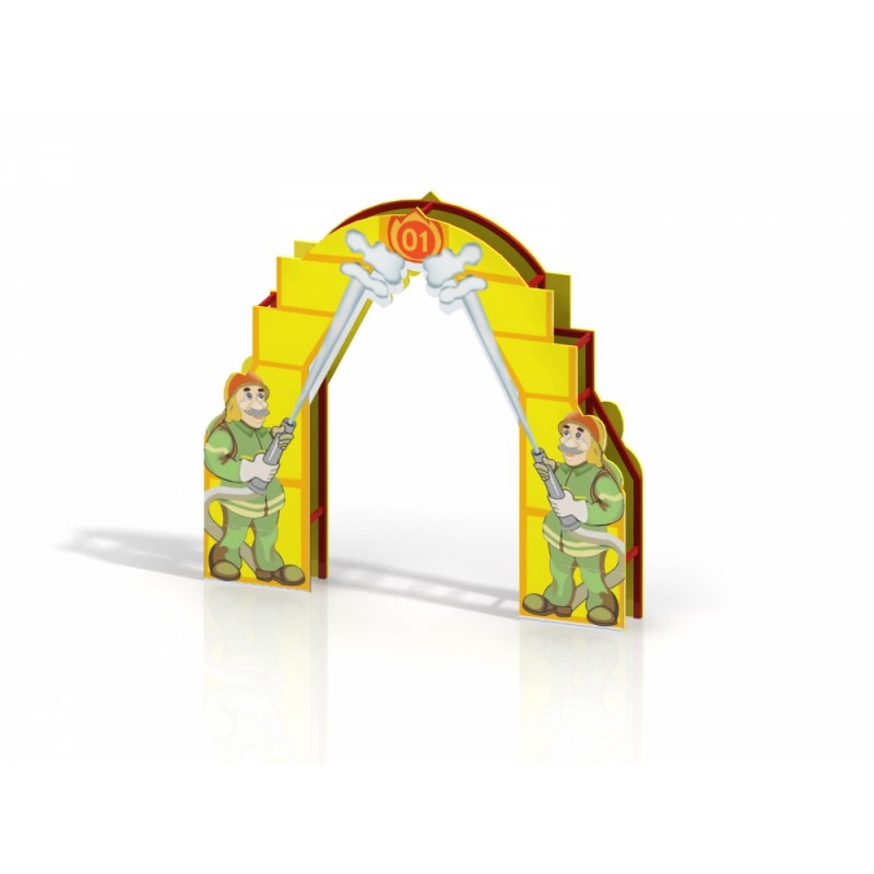 МФ 7.22 Входная арка с росписью Пожарные